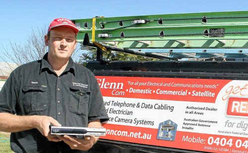 Glenn Wode says the countdown is on for Warwick’s switch to digital TV in December. Glenn Wode says the countdown is on for Warwick’s switch to digital TV in December.